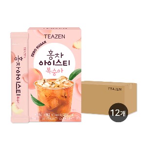 티젠 홍차 아이스티 복숭아 10스틱X12박스 (1카톤)