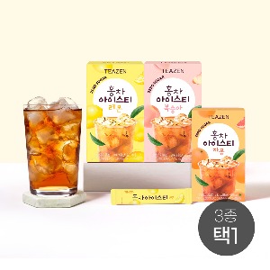 티젠 홍차 아이스티 10스틱입 골라담기 (레몬, 복숭아, 자몽 택1)